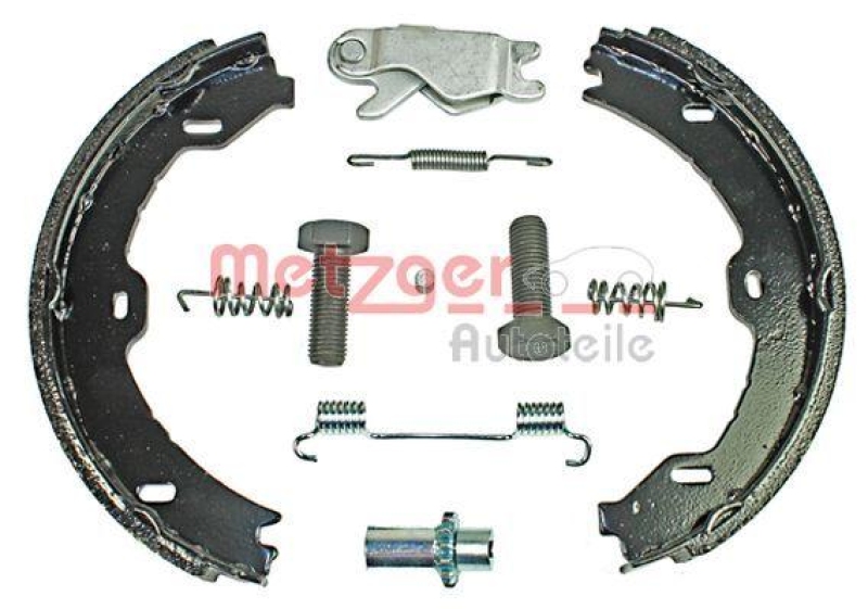 METZGER 0152012 Bremsbackensatz, Feststellbremse f&uuml;r MAYBACH/MB HA