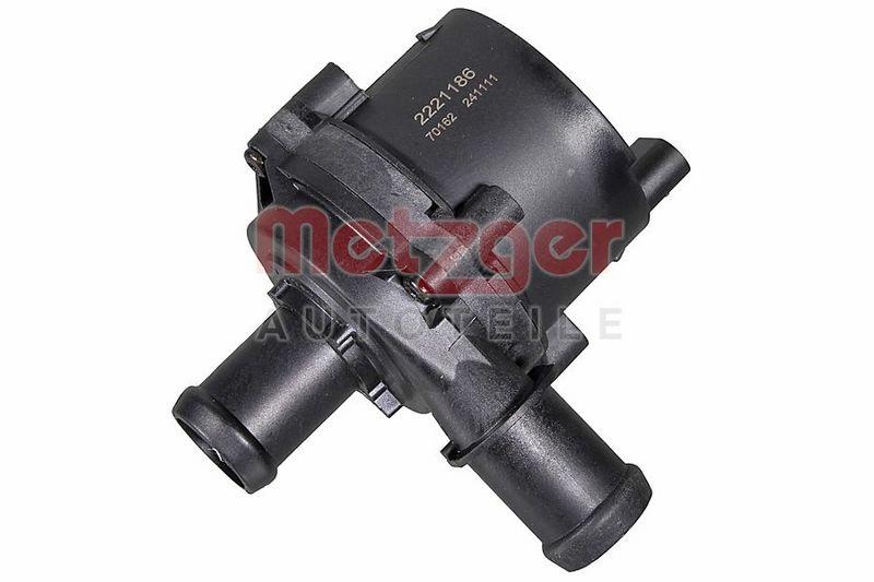 METZGER 2221186 Zusatzwasserpumpe für AUDI/CUPRA/SEAT/SKODA/VW