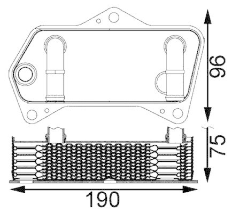 MAHLE CLC 202 000S Ölkühler