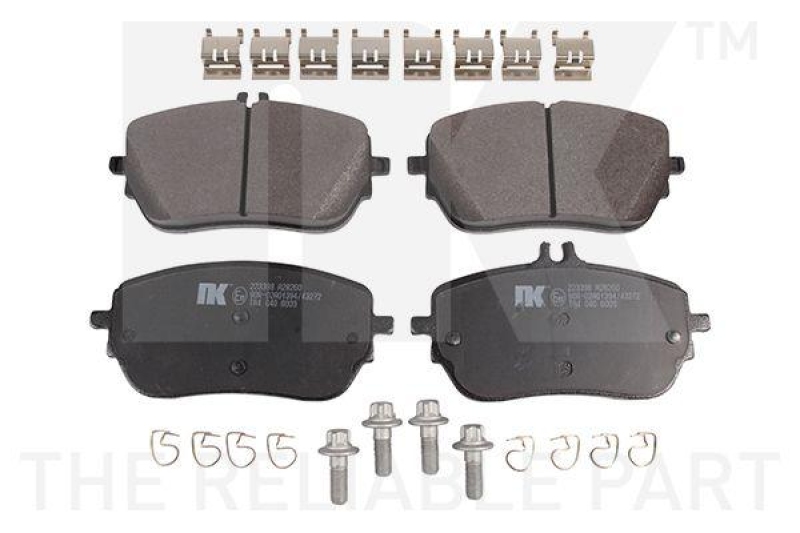 NK 223398 Bremsbelagsatz, Scheibenbremse f&uuml;r MERCEDES-BENZ