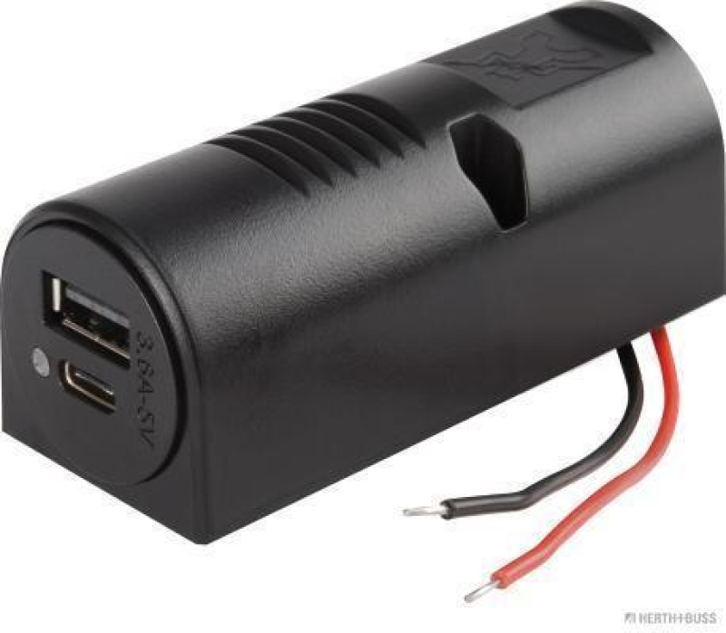 HERTH+BUSS 51306868 Steckdose 12 V - 24 V, 3600 mA