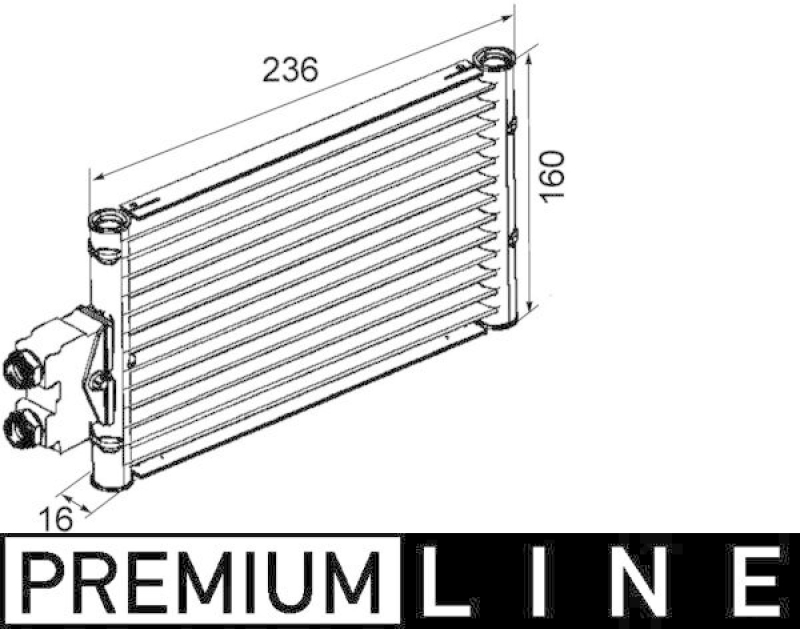 MAHLE CLC 74 000P Ölkühler