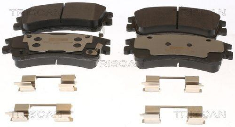 TRISCAN 8110 50013 Bremsbelag Vorne f&uuml;r Mazda 6