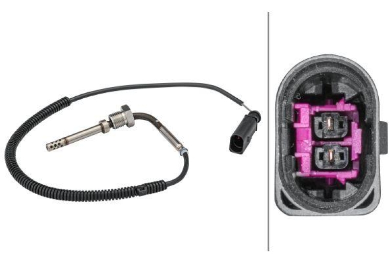 HELLA 6PT 358 181-501 Sensor, Abgastemperatur