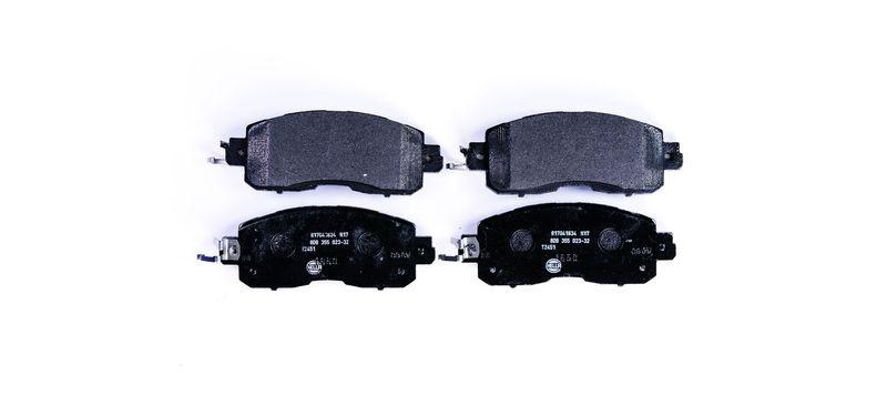 HELLA 8DB 355 023-321 Bremsbelagsatz, Scheibenbremsbelag f&uuml;r NISSAN