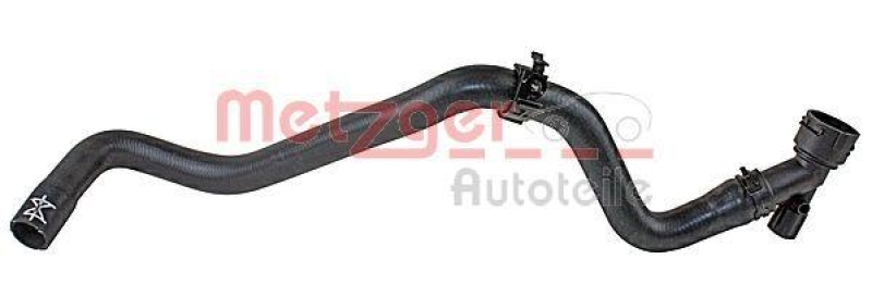 METZGER 2420766 Kühlerschlauch für AUDI/SEAT/SKODA/VW