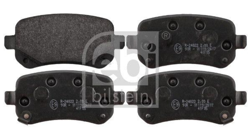 FEBI BILSTEIN 116060 Bremsbelagsatz f&uuml;r Fiat