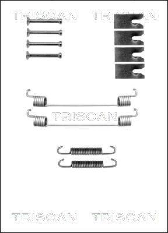 TRISCAN 8105 102598 Montagesatz F. Bremsbacken f&uuml;r Nissan, Renault