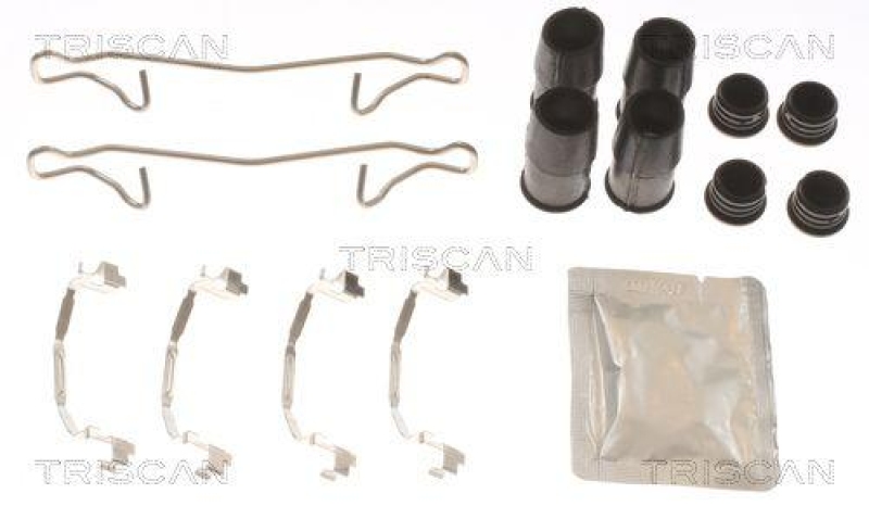 TRISCAN 8105 101683 Montagesatz, Scheibenbremsbelag f&uuml;r Fiat, Lancia