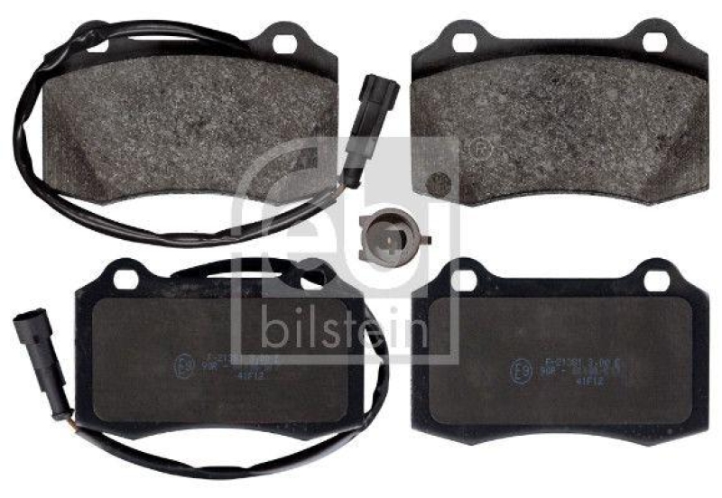 FEBI BILSTEIN 116062 Bremsbelagsatz f&uuml;r Fiat