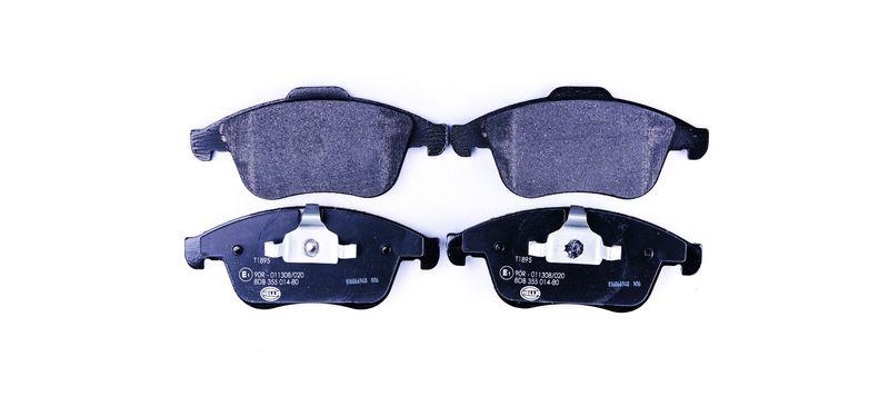 HELLA 8DB 355 014-801 Bremsbelagsatz, Scheibenbremsbelag f&uuml;r RENAULT