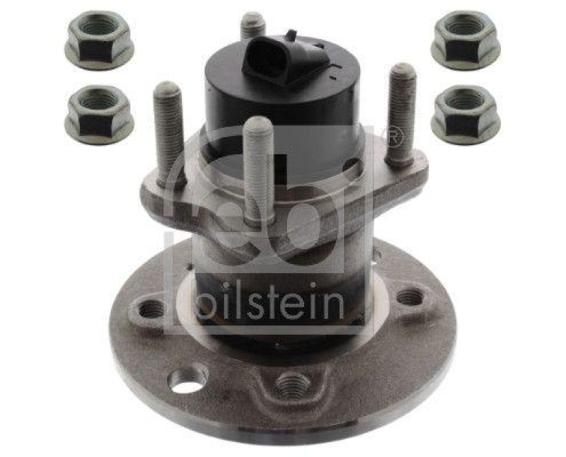 FEBI BILSTEIN 02843 Radlagersatz mit Radnabe und ABS-Sensor f&uuml;r Opel