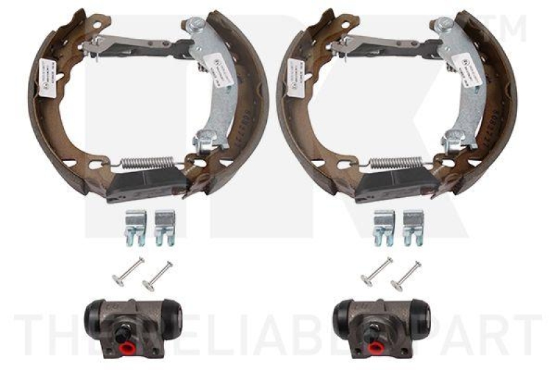 NK 442372701 Bremsensatz, Trommelbremse f&uuml;r FIAT, FORD
