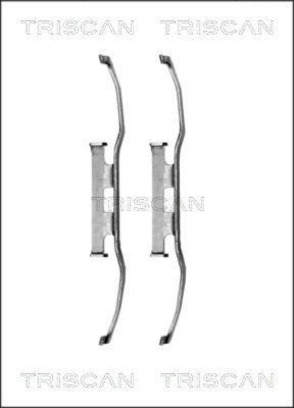 TRISCAN 8105 101606 Montagesatz, Scheibenbremsbelag f&uuml;r Mercedes, Vw