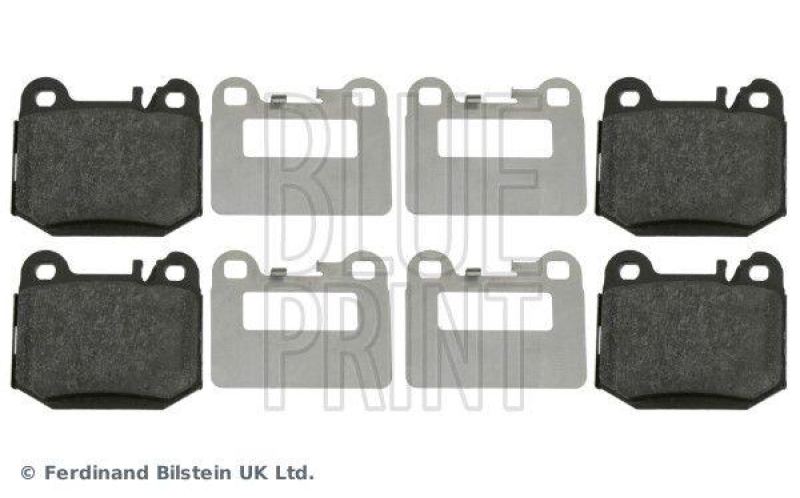 BLUE PRINT ADU174221 Bremsbelagsatz mit Befestigungsmaterial f&uuml;r Mercedes-Benz PKW