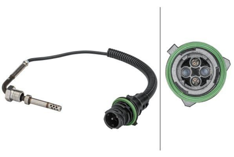 HELLA 6PT 358 181-571 Sensor, Abgastemperatur