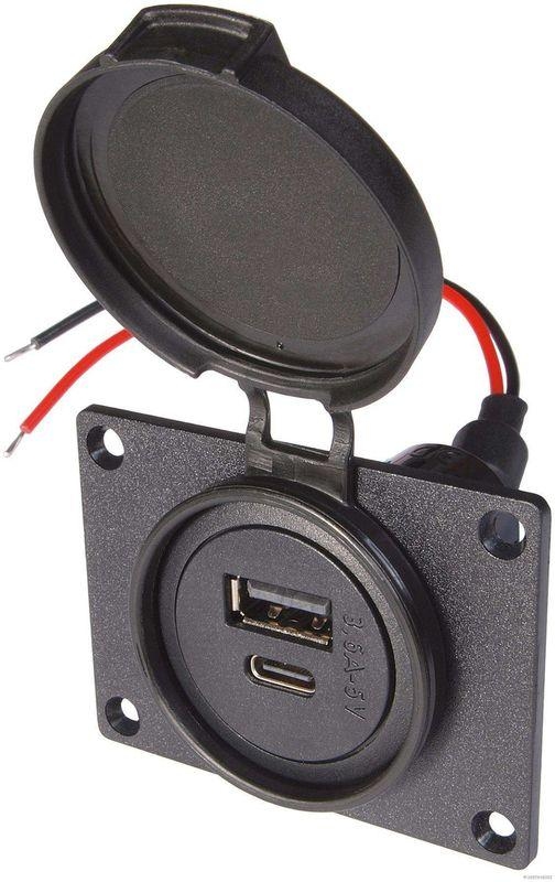 HERTH+BUSS 51306877 Steckdose 12 V - 24 V, 3600 mA