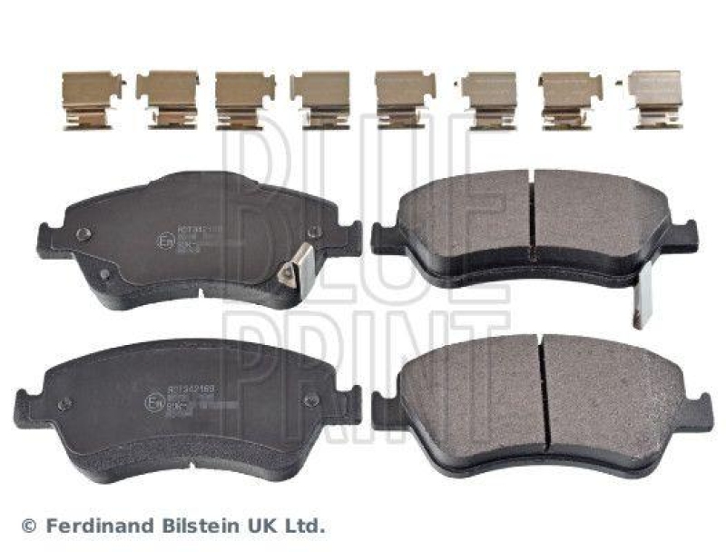 BLUE PRINT ADT342169 Bremsbelagsatz mit Anbaumaterial f&uuml;r TOYOTA