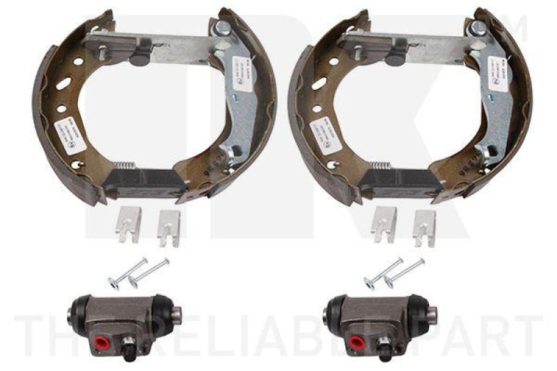NK 442558602 Bremsensatz, Trommelbremse f&uuml;r FORD