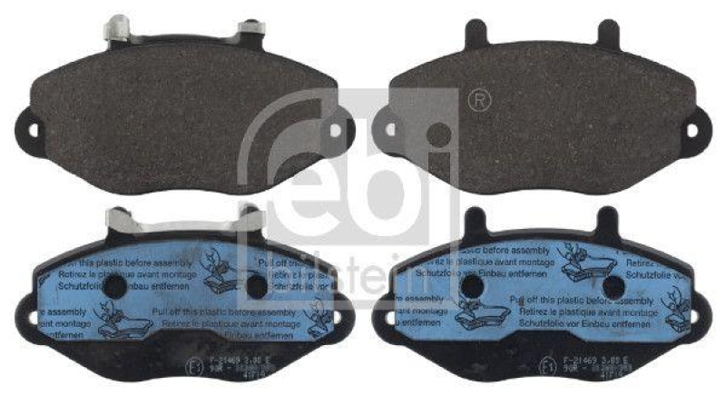 FEBI BILSTEIN 116070 Bremsbelagsatz f&uuml;r Ford