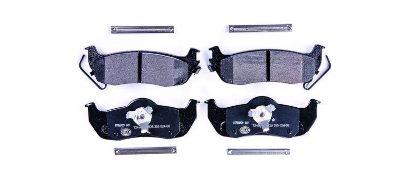 HELLA 8DB 355 024-681 Bremsbelagsatz, Scheibenbremsbelag