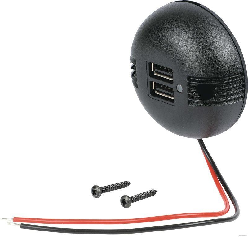 HERTH+BUSS 51306878 Steckdose 12 - 24 V, 2 x 2500 mA