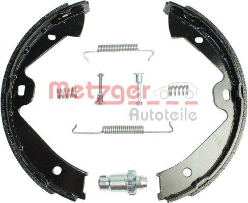 METZGER 0152027 Bremsbackensatz, Feststellbremse f&uuml;r PORSCHE/VW HA