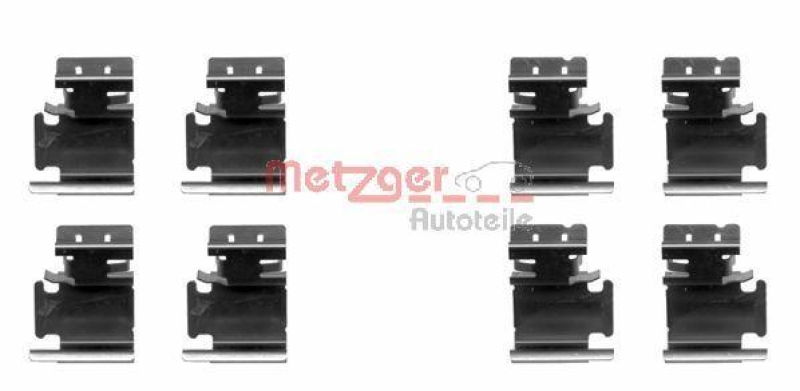 METZGER 109-1298 Zubeh&ouml;rsatz, Scheibenbremsbelag f&uuml;r AUDI/FIAT/FORD/OPEL/PSA/SEAT/SKODA/VW
