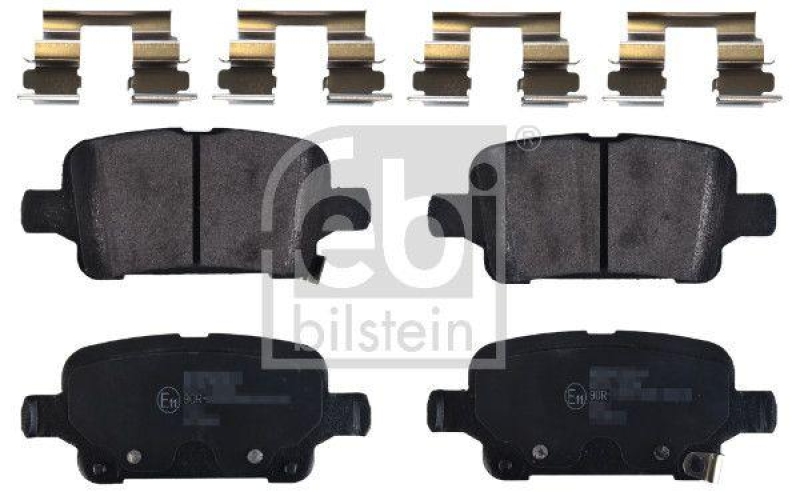 FEBI BILSTEIN 171397 Bremsbelagsatz mit Befestigungsmaterial f&uuml;r Vauxhall