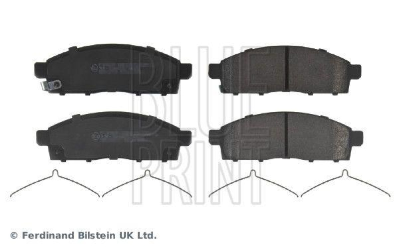 BLUE PRINT ADC44272 Bremsbelagsatz mit Klammern für MITSUBISHI