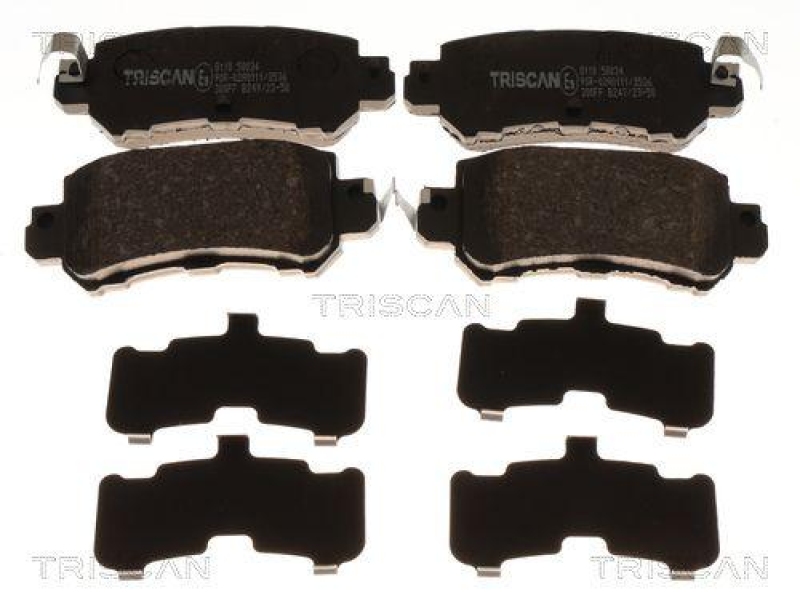TRISCAN 8110 50034 Bremsbelag Hinten f&uuml;r Mazda Cx-5