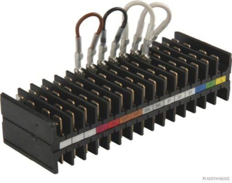 HERTH+BUSS 50290434 Steckeinsatz, Kabelverbindungsdose 16 - polig