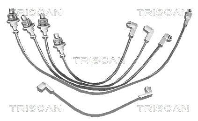 TRISCAN 8860 3192 Z&uuml;ndleitungssatz f&uuml;r Citroen Bx 16, Bx 19/Gt/Gt