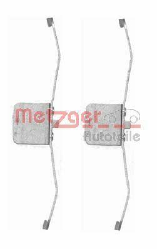 METZGER 109-1639 Zubeh&ouml;rsatz, Scheibenbremsbelag f&uuml;r AUDI/FORD/MAZDA/RENAULT/SAAB/SEAT/VW