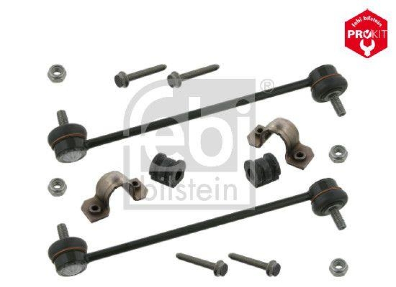FEBI BILSTEIN 37069 Stabilisatorlagersatz mit Verbindungsstangen für VW-Audi