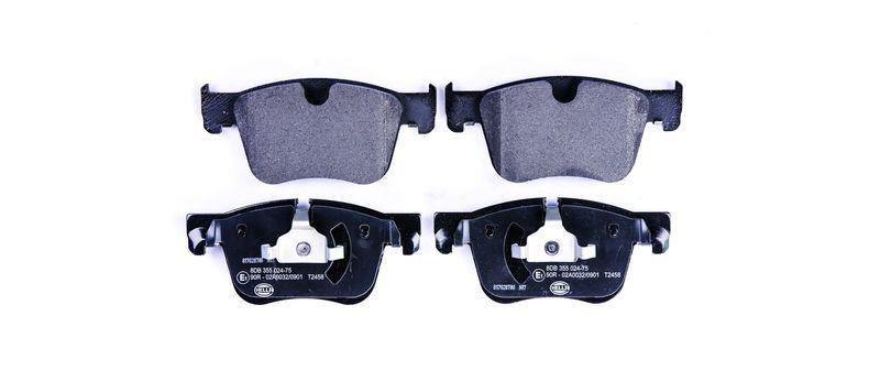 HELLA 8DB 355 024-751 Bremsbelagsatz, Scheibenbremsbelag f&uuml;r P.S.A