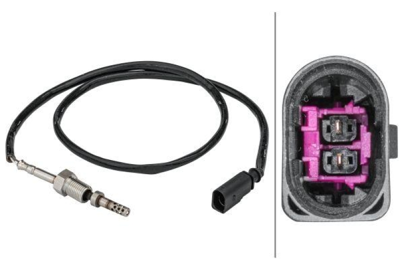 HELLA 6PT 358 181-641 Sensor, Abgastemperatur