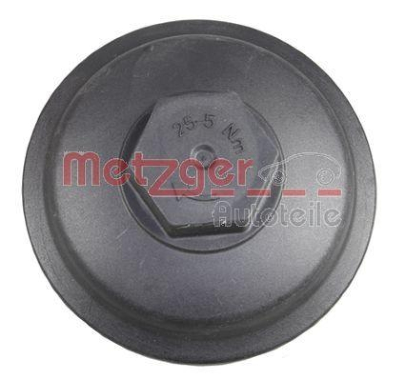 METZGER 2370035 Deckel, &Ouml;lfiltergeh&auml;use f&uuml;r AUDI/SEAT/SKODA/VW