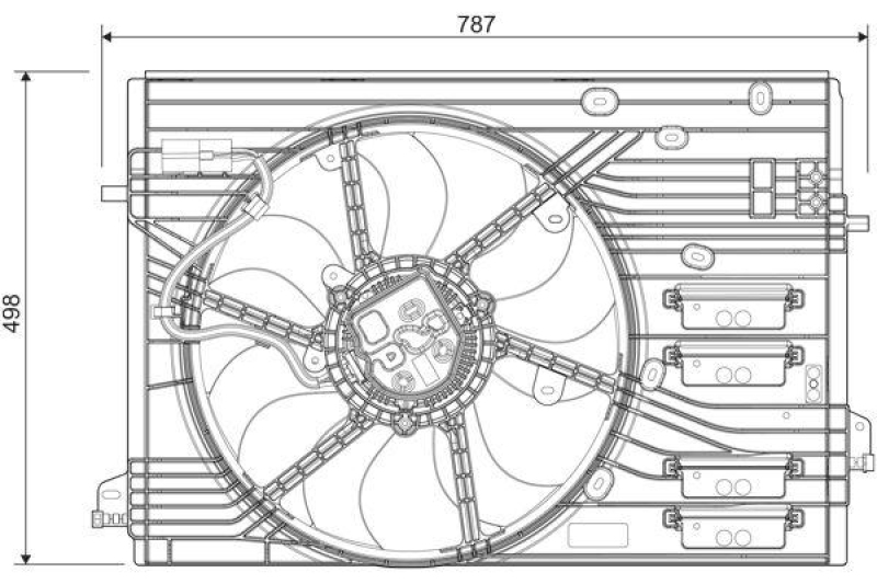 VALEO 696456 Ventilatorsystem Nissan Qashqai