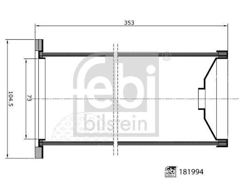 FEBI BILSTEIN 181994 Luftfilter f&uuml;r John Deere