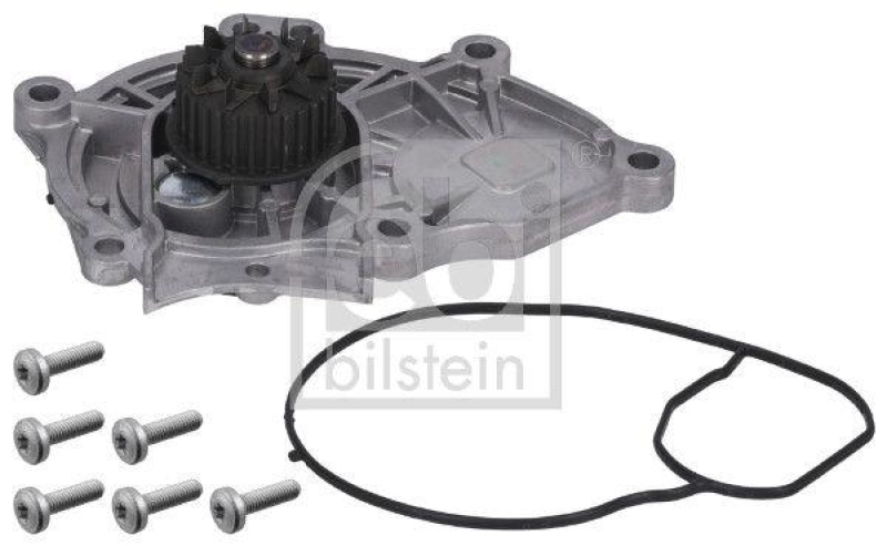 FEBI BILSTEIN 102495 Wasserpumpe mit Dichtung und Schrauben f&uuml;r VW-Audi