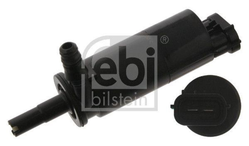 FEBI BILSTEIN 32327 Waschwasserpumpe für Scheiben- und Scheinwerferreinigungsanlage für Opel