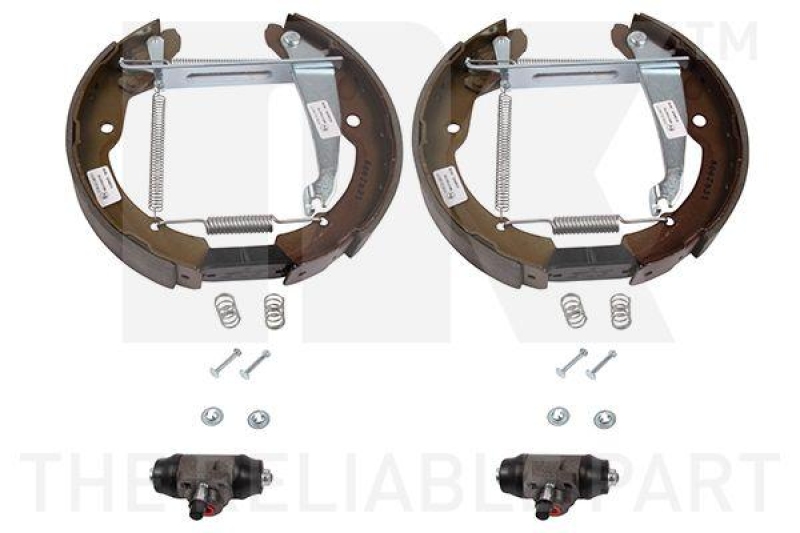 NK 444363101 Bremsensatz, Trommelbremse f&uuml;r SKODA