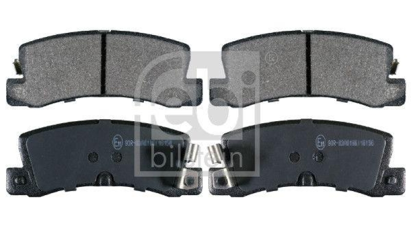 FEBI BILSTEIN 16580 Bremsbelagsatz f&uuml;r TOYOTA