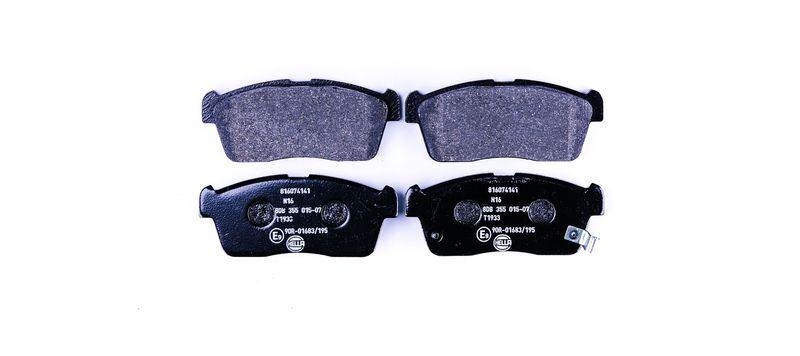 HELLA 8DB 355 015-071 Bremsbelagsatz, Scheibenbremsbelag f&uuml;r SUZUKI/NISSAN