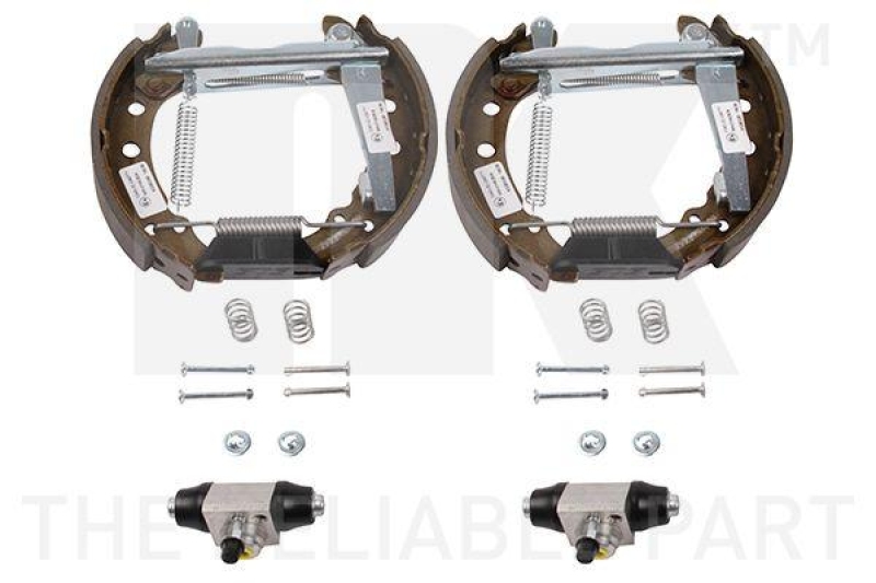 NK 444734005 Bremsensatz, Trommelbremse f&uuml;r VW