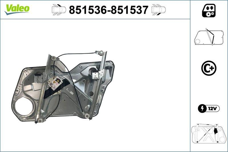 VALEO 851536 Fensterh. vorne links - Seat LEON/TOLEDO (99>05)