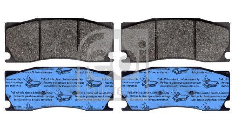 FEBI BILSTEIN 116093 Bremsbelagsatz f&uuml;r Jaguar