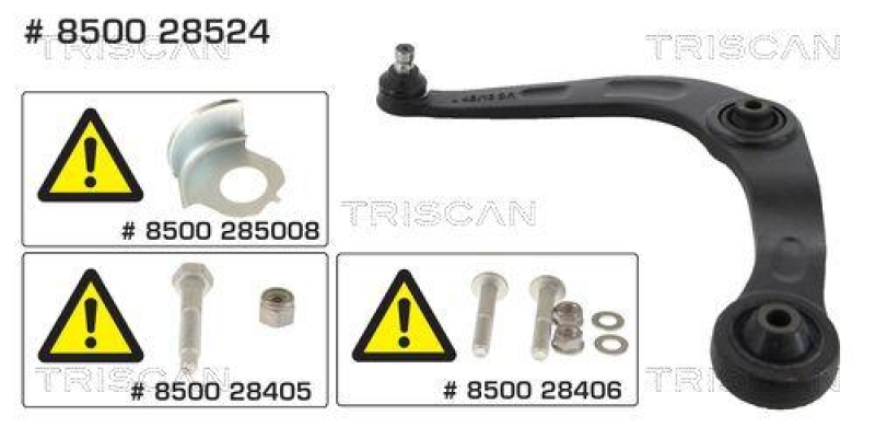 TRISCAN 8500 28524 Querlenker f&uuml;r Peugeot 206