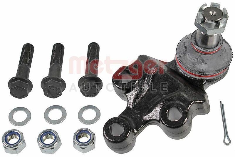 METZGER 57024308 Trag-/F&uuml;hrungsgelenk f&uuml;r KIA VA links/rechts UNTEN
